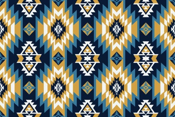 Colorful Aztec Southwest Pattern