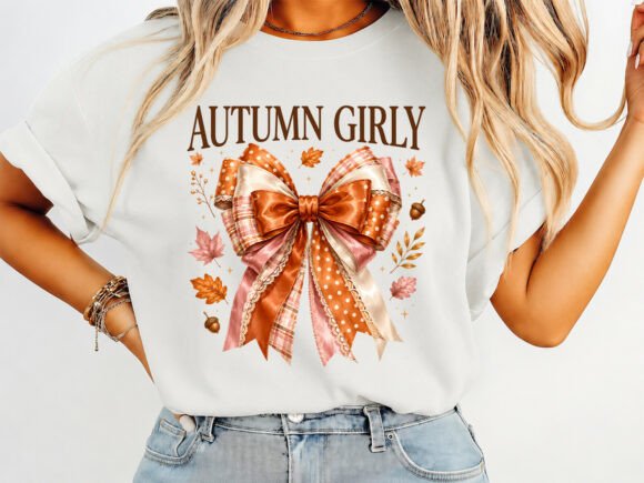 Coquette Autumn Girly Fall T-Shirt