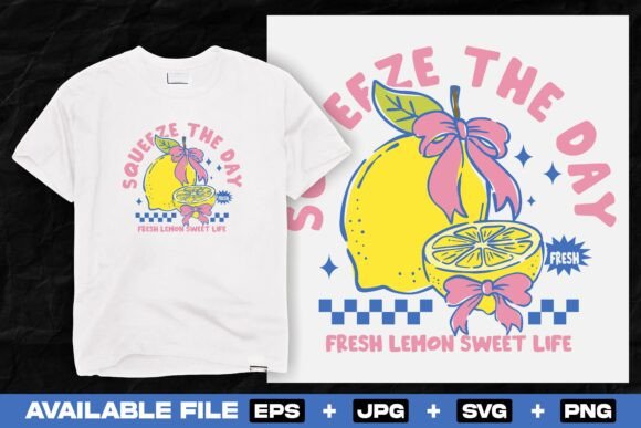 Handdrawn Coquette Lemon Illustration
